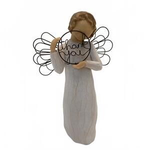 Willow Tree Just for You Demdaco Angel 5 1/2" Thank You Susan Lordi 2005